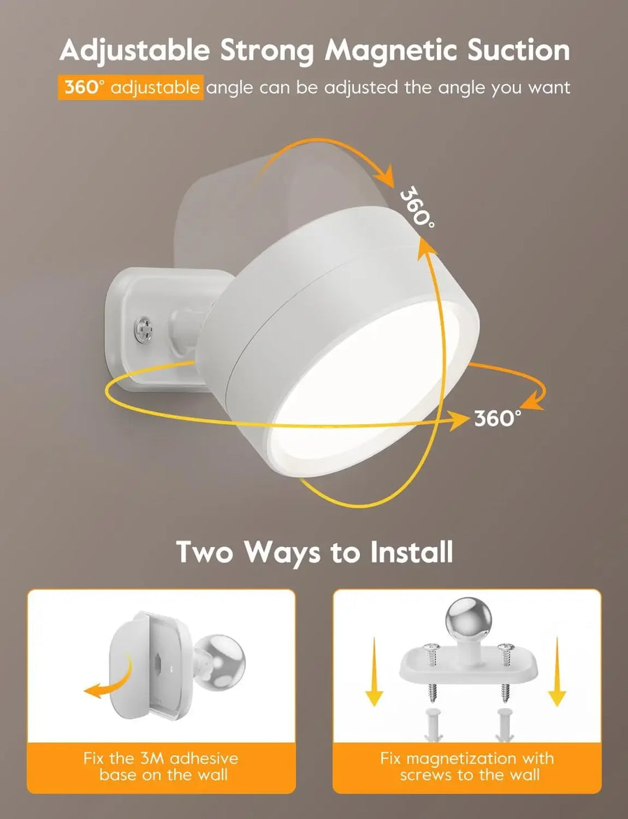 Obrót 360° i dwa sposoby montażu